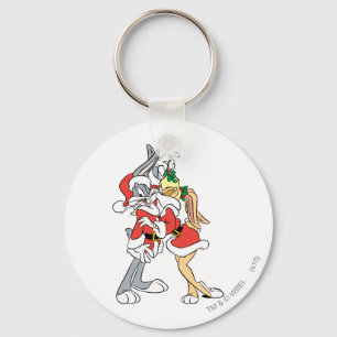 BUGS BUNNY™ och Lola Misteltoe Kyss Nyckelring