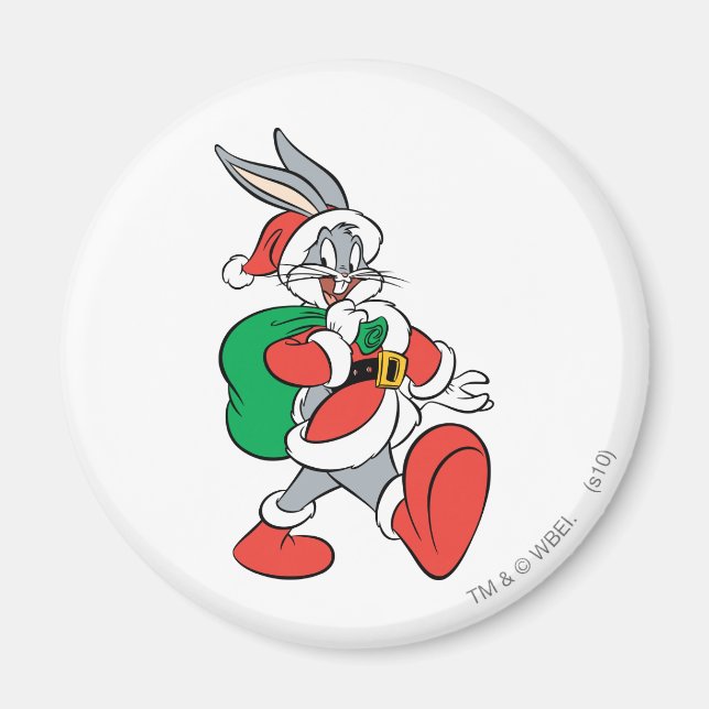 BUGS BUNNY™ Santa Magnet (Framsidan)