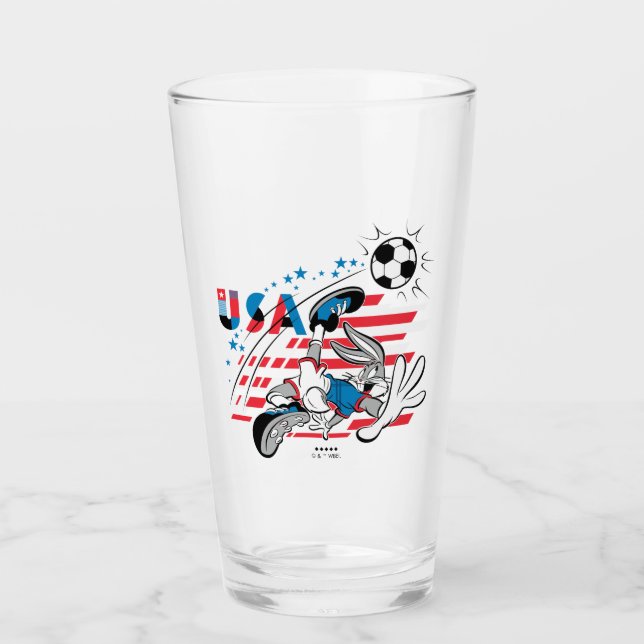 BUGS BUNNY™ Team USA Fotbollsgrafik Glaskopp (Framsida)