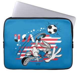 BUGS BUNNY™ Team USA Fotbollsgrafik Laptop Fodral