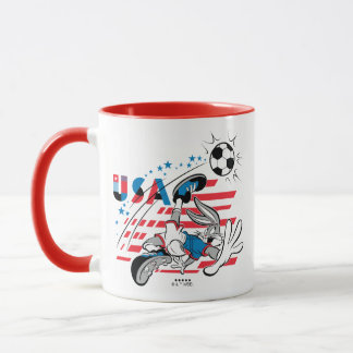 BUGS BUNNY™ Team USA Fotbollsgrafik Mugg