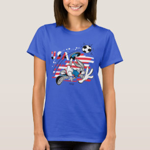 BUGS BUNNY™ Team USA-fotbollsgrafik T Shirt