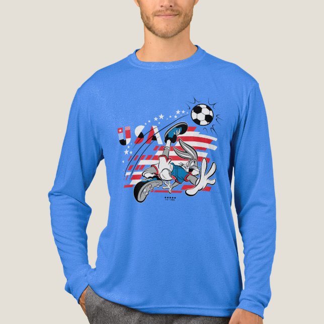 BUGS BUNNY™ Team USA Fotbollsgrafik T Shirt (Framsida)