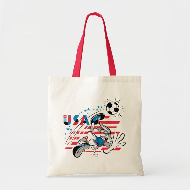 BUGS BUNNY™ Team USA-fotbollsgrafik Tygkasse (Framsidan)