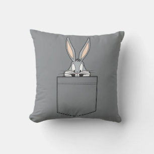 BUGS BUNNY™ tittar ut ur fickan Kudde