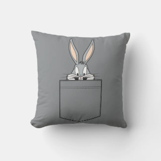 BUGS BUNNY™ tittar ut ur fickan Kudde