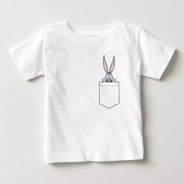 BUGS BUNNY™ tittar ut ur fickan T Shirt (Framsida)