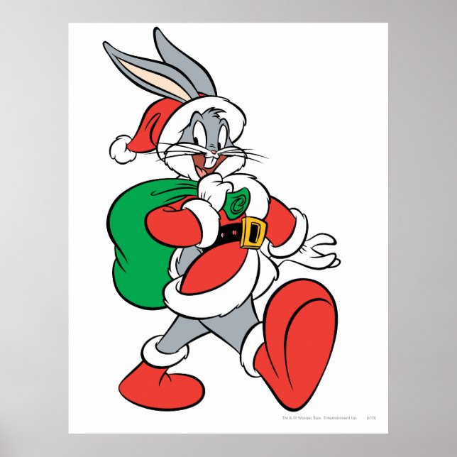 BUGS BUNNY™ Tomte Poster (Framsidan)