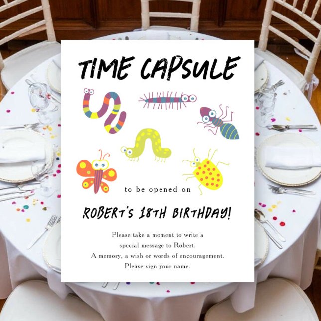 Bugs tidskapsel 1-årsdag  poster (Skapare uppladdad)