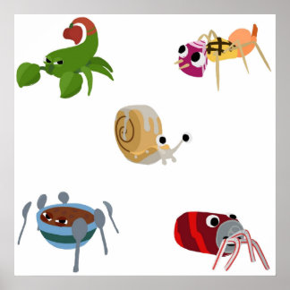Bugsnax Best of Bugsnax Pack for Fläkt DM me if Poster