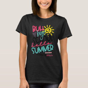 Buh Adjö School Hej Summer Counselor Off Duty T Shirt