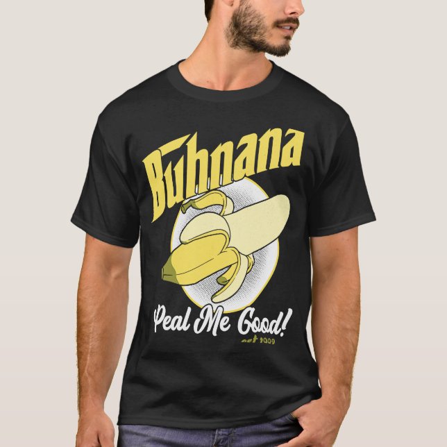 Buhnana Peal Me Bra Gult Banana T Shirt (Framsida)