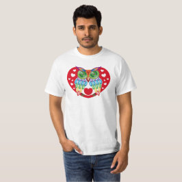 Búho colorido, amor t shirt
