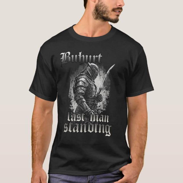 Buhurt Buhurt Hobby Ritter Outfit Buhurt Turnier T Shirt (Framsida)