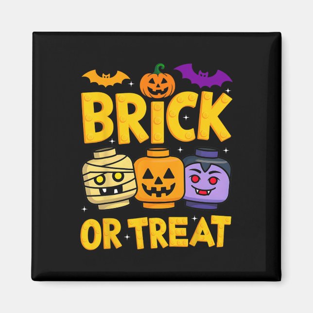 Bui blockeras i Halloween Master Builder Magnet (Framsidan)