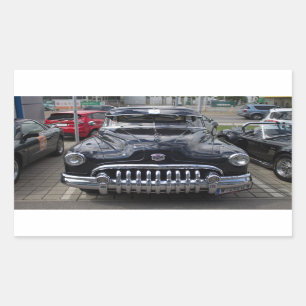 Buick 1950 Toppen åtta Rektangulärt Klistermärke