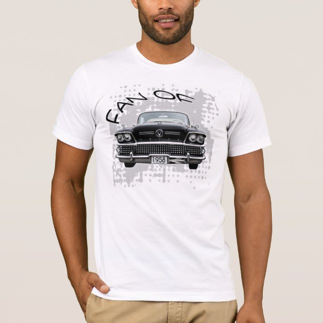 buick 1958 (skräddarsy den), t-shirt (Framsida)