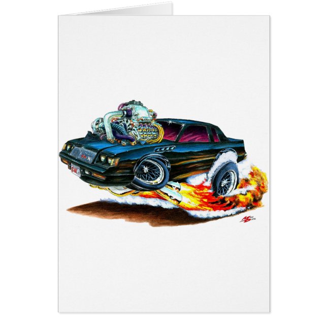 Buick 1987 GNX Hälsningskort (Framsidan)