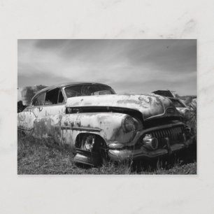 Buick Car på Junkyard Vykort