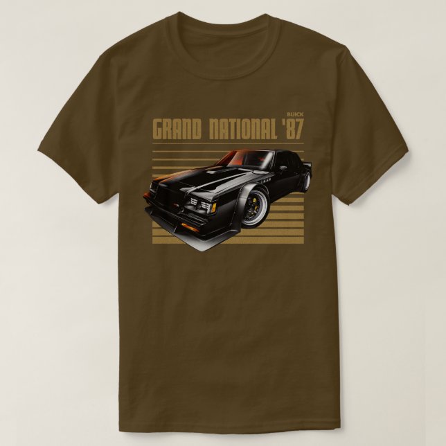 BUICK GRAND NATIONAL T SHIRT (Design framsida)