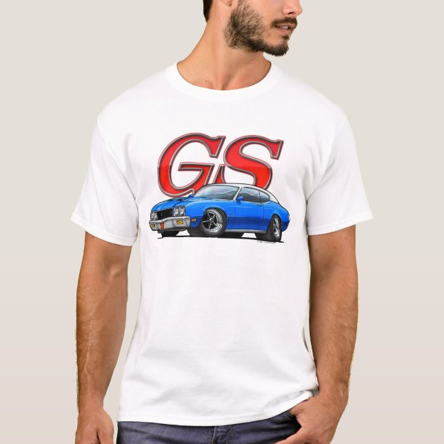 Buick_GS_BlueVW Tee Shirt (Framsida)
