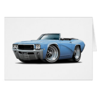 Buick GS Lt 1968 Slösa Cabriolet Hälsningskort