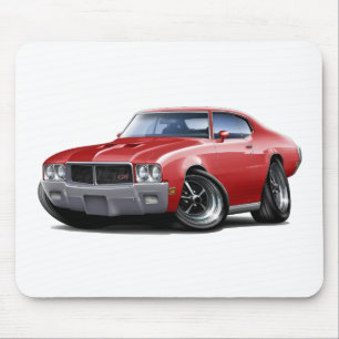 Buick GS röd bil 1970-72 Musmatta