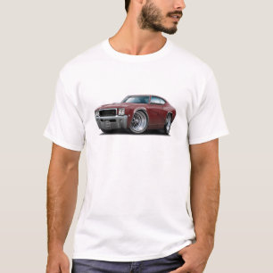 Buick GS rödbrun bil 1968 Tee