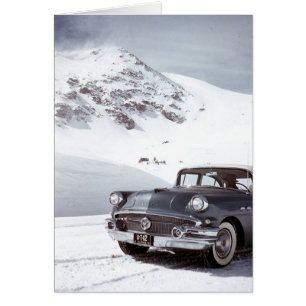 Buick och Colorado Mountain Hälsningskort