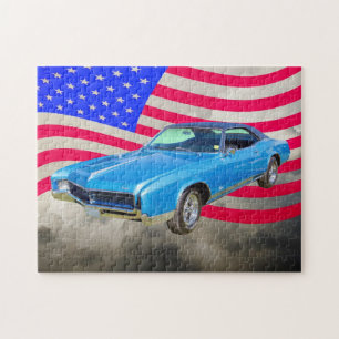 Buick Riviera muskelbil 1967 och amerikanska Pussel