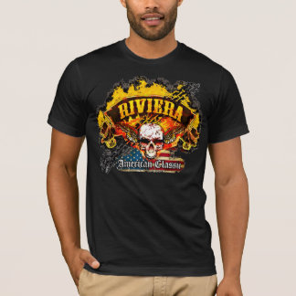 Buick Riviera - sammanbrottbanerskalle - n-flagga Tee Shirt