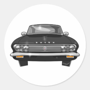 Buick sakkunnig 1962 runt klistermärke