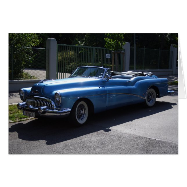 Buick Skylark 1953 Hälsningskort (Framsidan Horizontal)