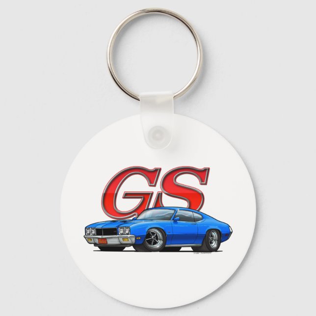 BuickGS_blue Nyckelring (Framsida)