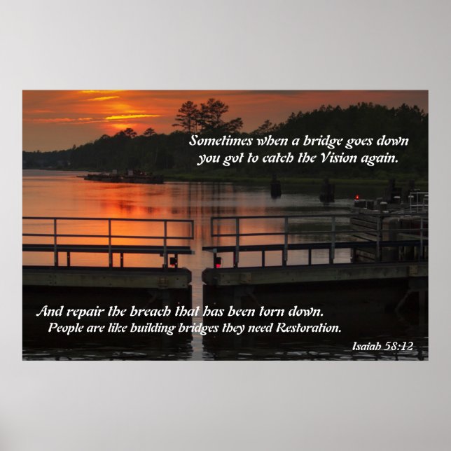 Buidling Bridges Restoration Poster (Framsidan)