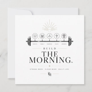 Build The Morning™ | Premium Morning Routine Lifes Inbjudningar