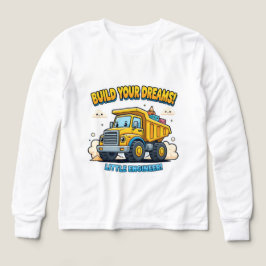 Build Your Dreams! Little Engineer - Personalized  T Shirt