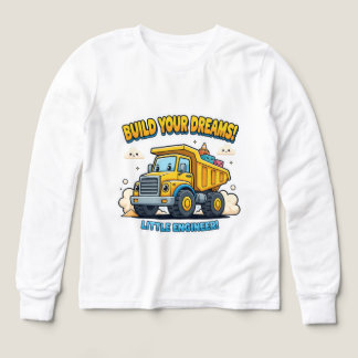Build Your Dreams! Little Engineer - Personalized  T Shirt