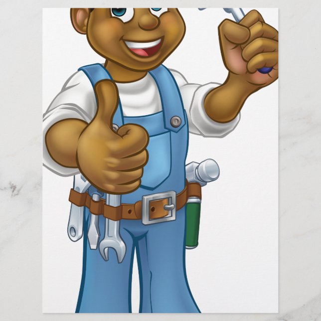 Builder Brickayer Construction Worker Trowel Verkt (Framsida)