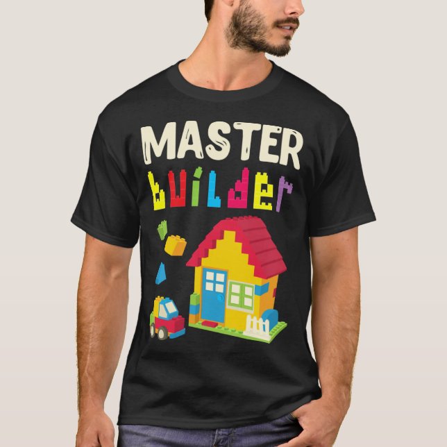 Builder leksak house architect Builder far T Shirt (Framsida)
