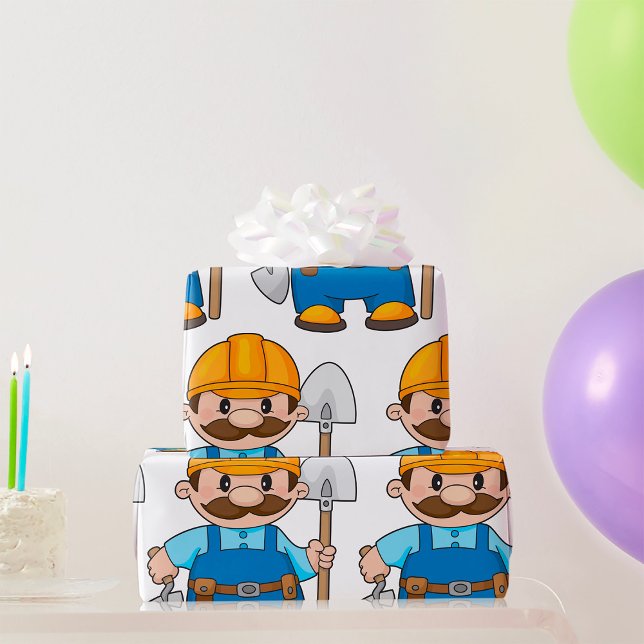 Builder med en stövel presentpapper (Skapare uppladdad)