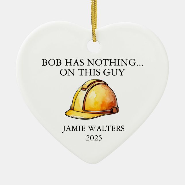 Builder Ornament Construction Worker Gift (Framsidan)