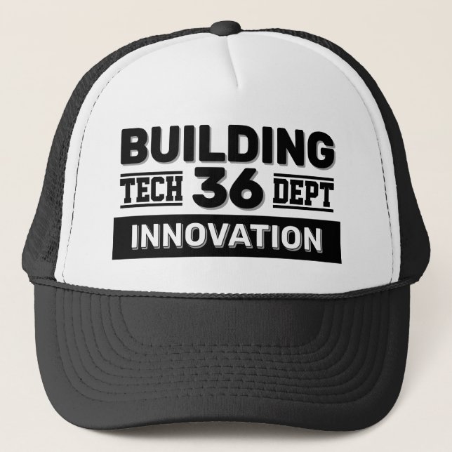 Building 36™ Trucker Hat Keps (Framsida)