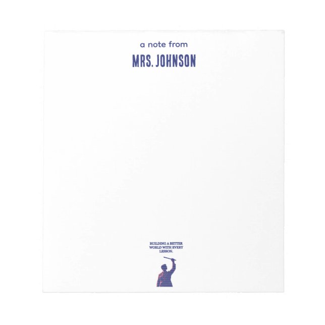 Building a Better World Science Education Lesson Anteckningsblock (Framsida)