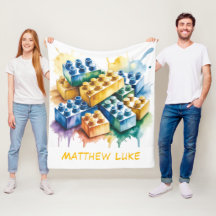 Building Block Splash Boy Birthday Party Gift