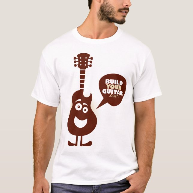 BUILDYOURGUITAR.com T-tröja Tee (Framsida)