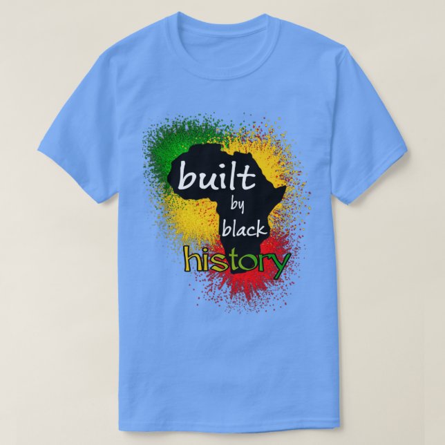 Built by BLACK HISTORY nba black history month T Shirt (Design framsida)