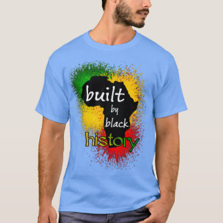 Built by BLACK HISTORY nba black history month T Shirt