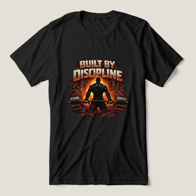 Built by Discipline T Shirt (Design Framsida)