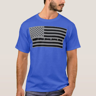 Built By Steam Railroad Heritage Flag 1 T Shirt